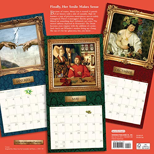 High Art Wall Calendar 2021 #TOP1