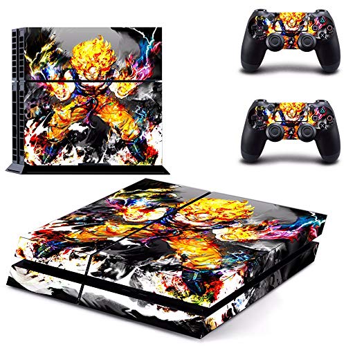 Homie Store PS4 Pro Skin - Ps4 Skins - Ps4 Slim Sticker - Dragonball Super Saiyan PS4 Vinyl Skin Sticker for Sony Playstation 4 Console and Controller Homie Store PS4 Pro Skin - Ps4 Skins - Ps4 Slim Sticker - Dragonball Super Saiyan PS4 Vinyl Skin Sticker for Sony Playstation 4 Console and Controller