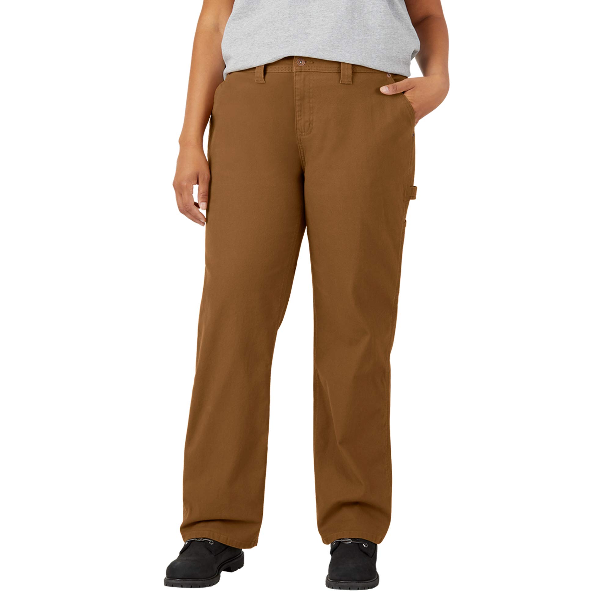 Dickies - Plus Size Relaxed Straight Carpenter Duck Pant, Pantaloni Sportivi Donna