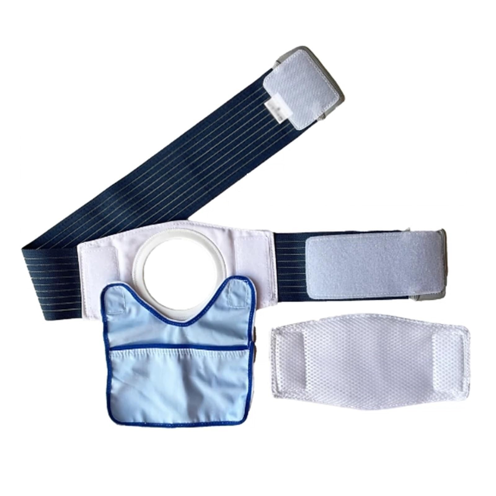 Cintura di Supporto per Stomia, Cintura per Stomia per Donne e Uomini, Fascia Ernia Ombelicale, Ernia Ombelicale per Uomini, Fascia Addominale(S)