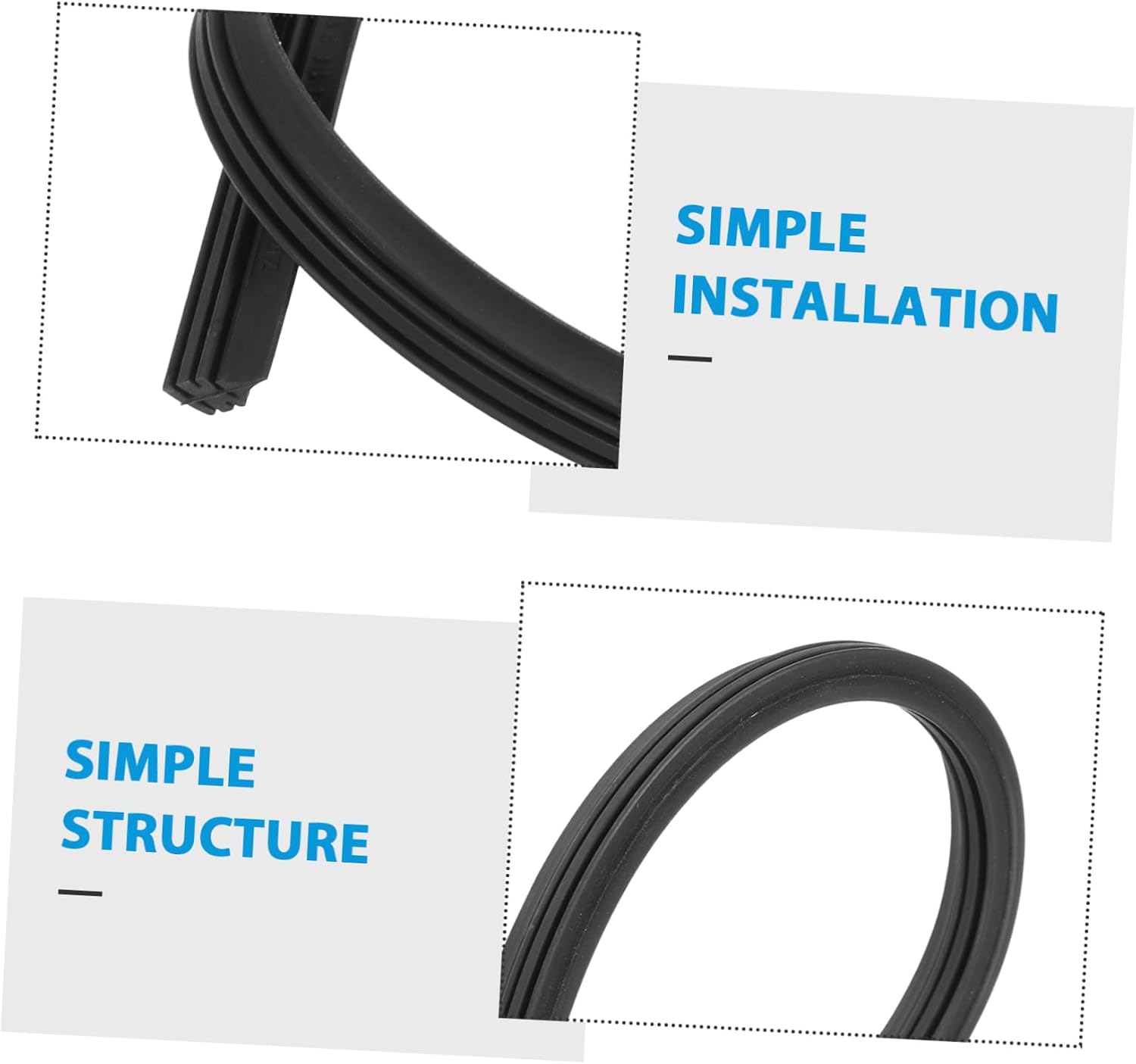 Car Wiper Refills Replacement Seal Strip for Windshield Wiper Refill
