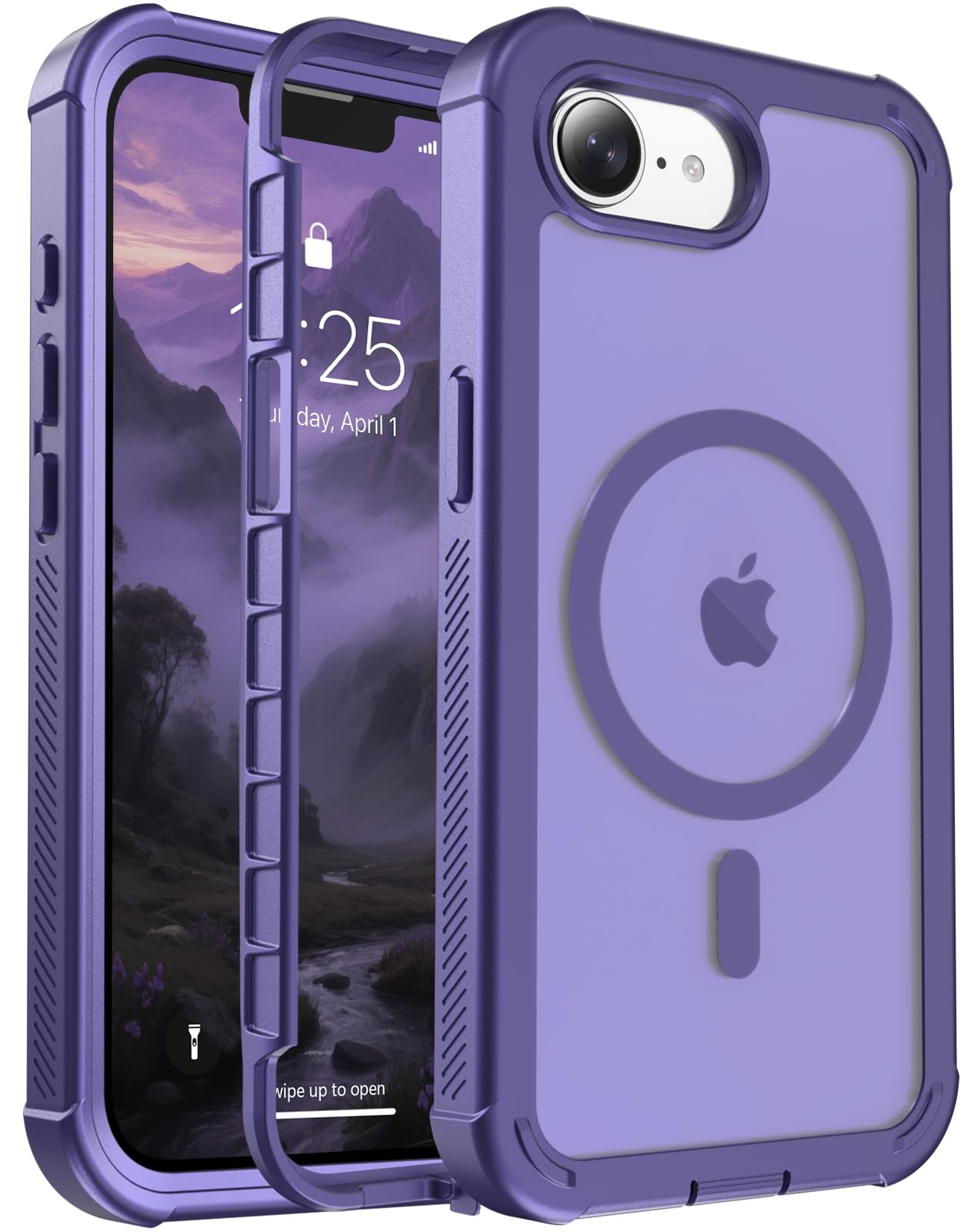 jaroco Magnetic for iPhone 17e Case&amp; iPhone 16e Case Dark Purple