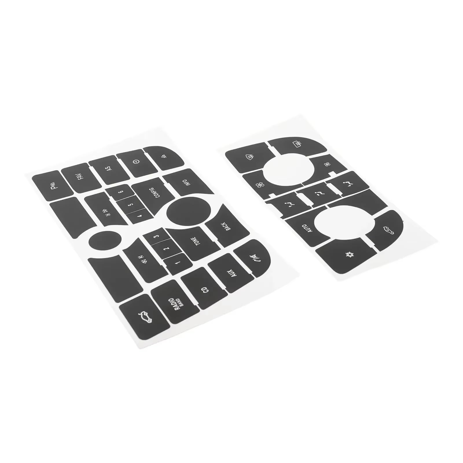 Modification Interior Compatible with Holden for Astra Car Interior Parts Car Dashboard CD Radio Audio Accessory Accessories Button Repair Sticker Set