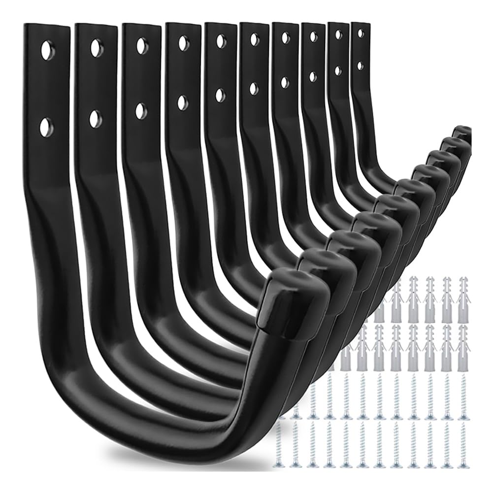 UDSKNV[KSL Metal for Cycling Bike Garden Garage Storage Hooks Heavy Duty Wall Mounted J Hanger Hooks Utility Hanging Hook