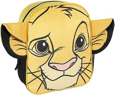 CERDÁ LIFE'S LITTLE MOMENTS, Mochila Infantil Rey Leon de Simba con  Aplicaciones de Color Amarillo-Licencia Oficial Disney Studios Unisex  niños, Multicolor, 230X280X90MM : Amazon.es: Equipaje