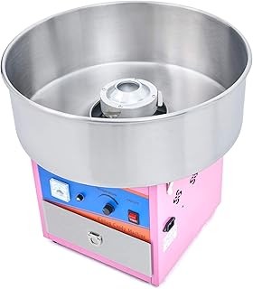 CO-Z 20.5 Inch Cotton Candy Machine, Large Commercial Cotton Candy Floss Maker, Pink Electric Candy Floss Maker