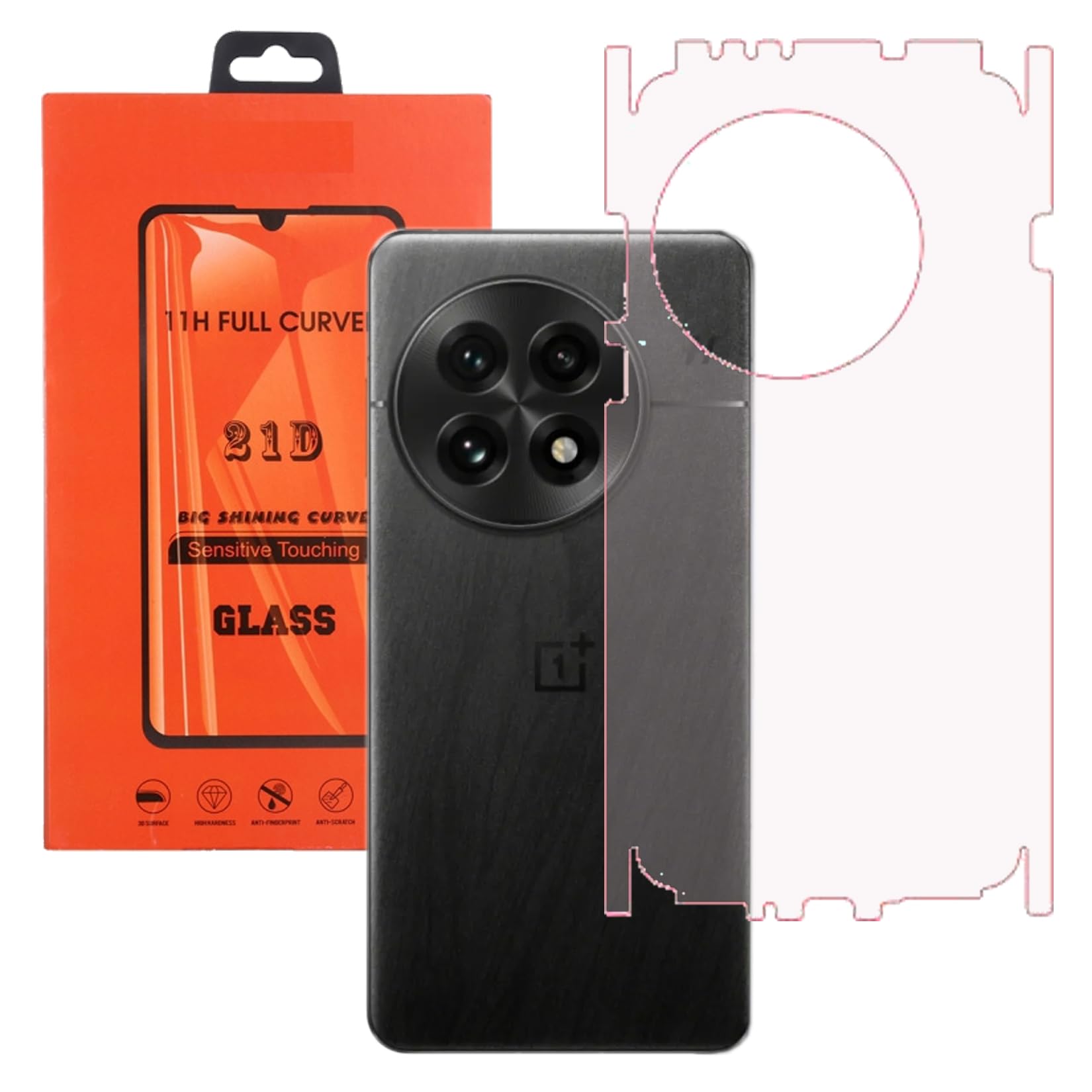 360 Back full cover Screen Guard for Oneplus 13 5G TPU Clear Soft Hydrogel Film Back Film (Not Glass). (Glossy finish)-image-9