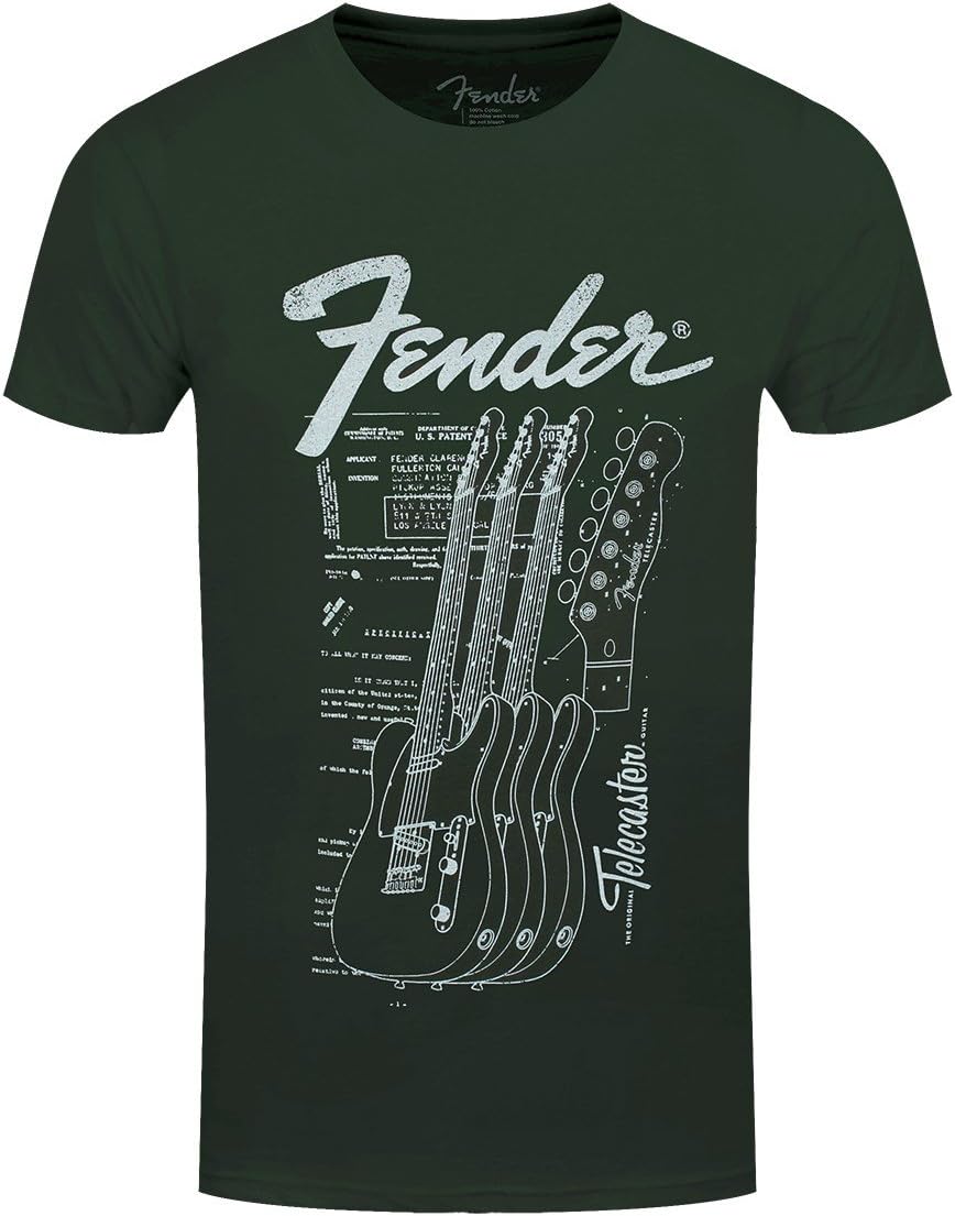 Fender Men's Telecaster T-Shirt Green