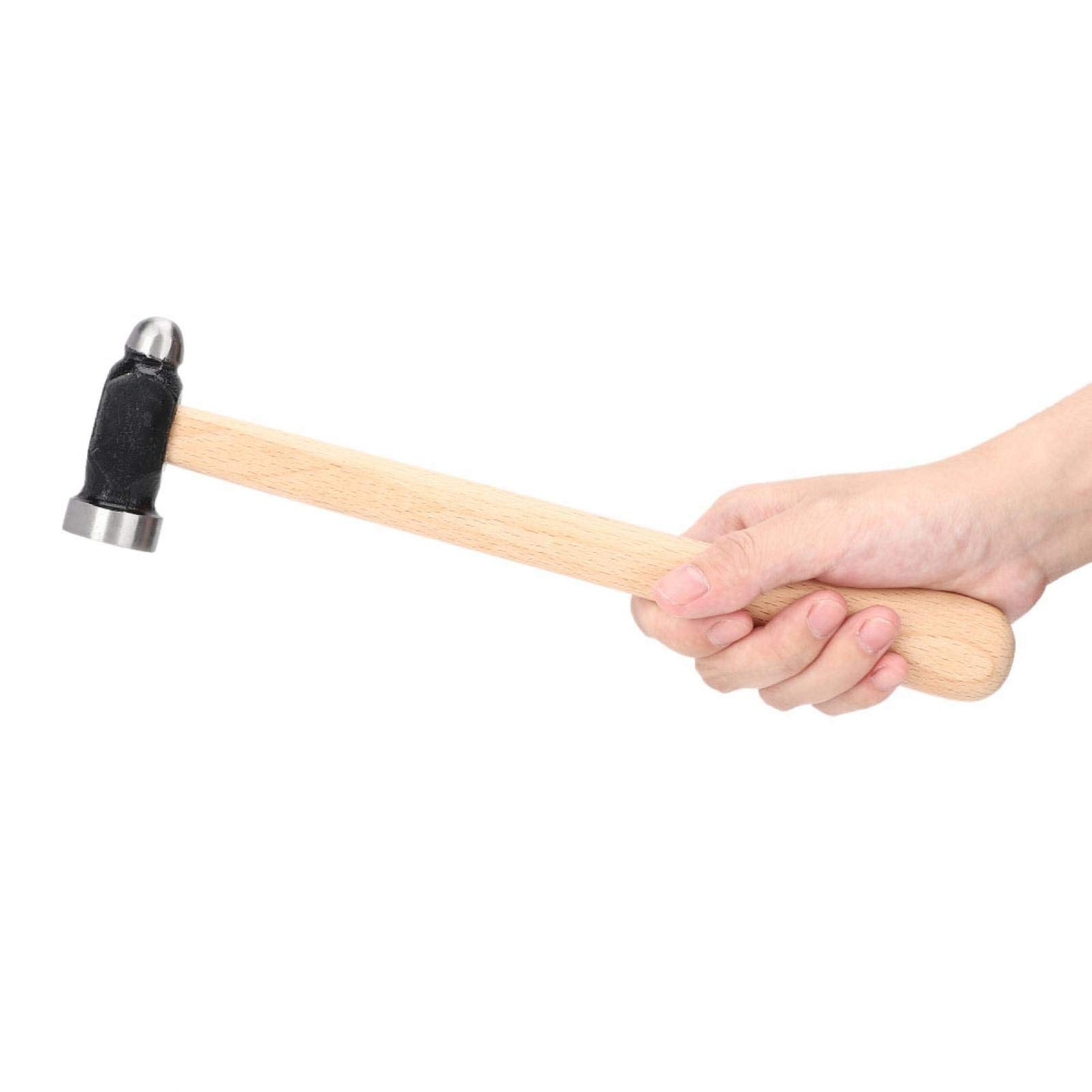 Młotek domowy, narzędzie do biżuterii, młotek okrągły z łbem obrotowym, młotek metalowy 26 cm długości do producentów biżuterii gospodarstwa domowego
