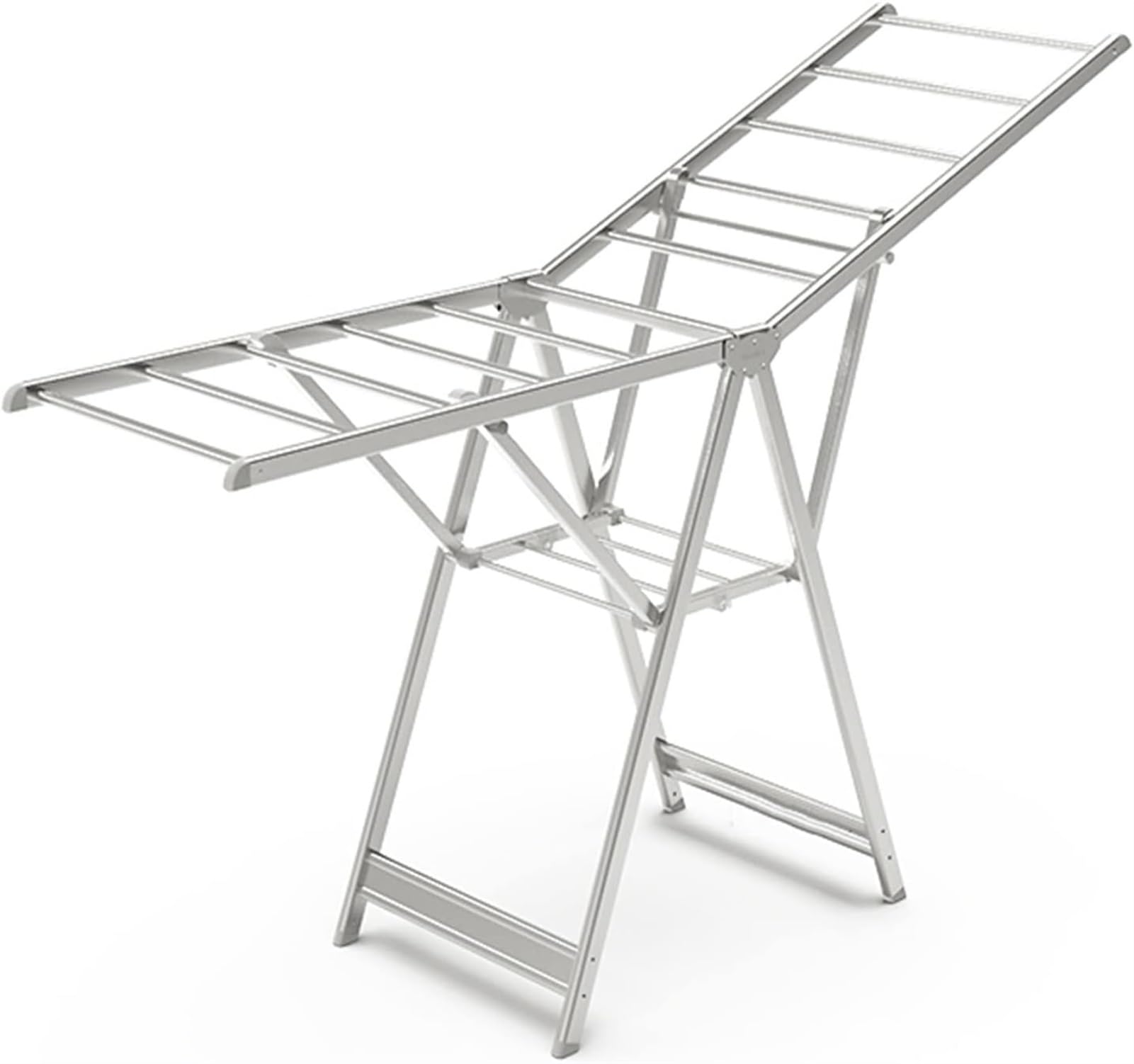 Tendedero para ropa Tendedero para ropa de 2 niveles - Secadora portátil plegable para interiores y exteriores para ropa, toallas y edredones - Soporte para ropa de lavandería ajustable en altura To