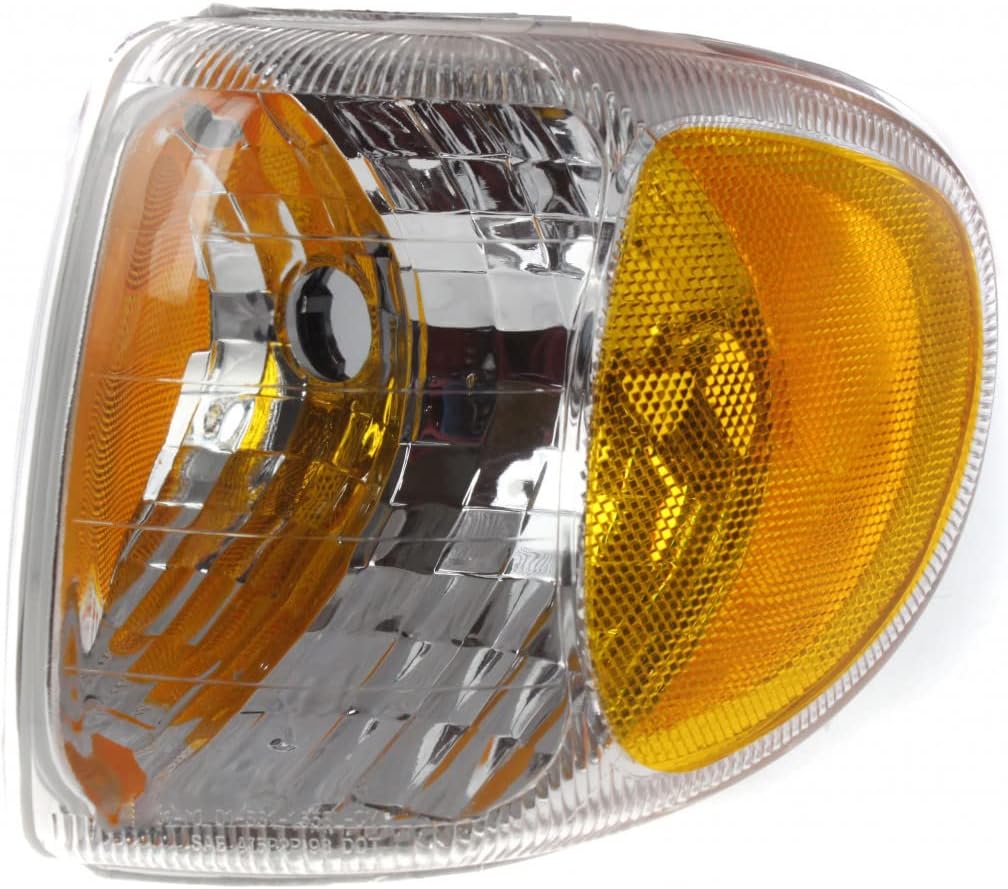 KarParts360 For 1998 1999 2000 2001 Mercury Mountaineer Pair Park/Signal Lights Driver and Passenger Side Unitpark/signal combo FO2520160 FO2521160 | F87Z-13201AB F87Z-13200AB