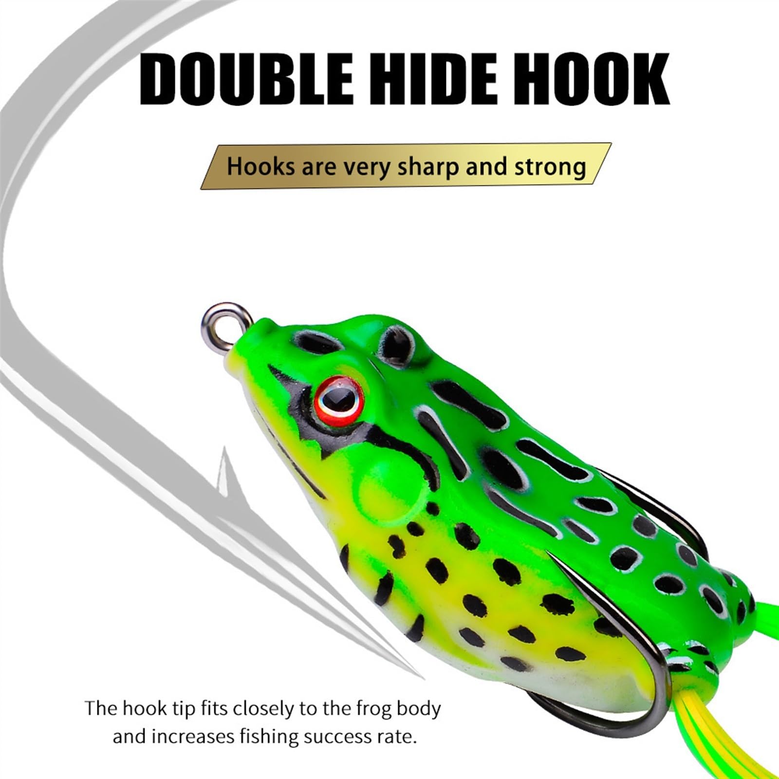 Esche da Pesca Thunder Frog Layer Cake Bait Durevole Catfish Tackle Luya Bionic Bait Esca in Silicone Attrezzo da Pesca Prodotto Attrezzatura da Pesca Esche(Five-Grid,17.5G)
