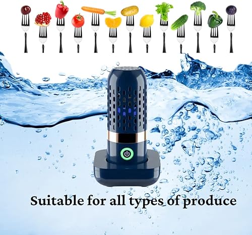 Miniatura 7 de Lavadora de frutas y verduras, dispositivo limpiador de frutas en agua, limpiador de productos, purificador de frutas y verduras con tecnología de