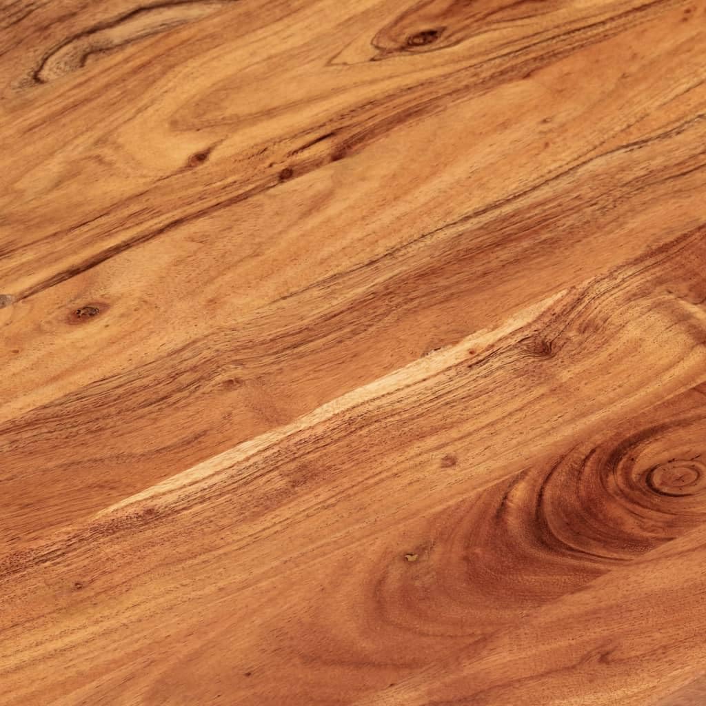 vidaXL Tablero de Mesa Ovalado Madera Maciza de Acacia 110x50x2,5 cm (370087)