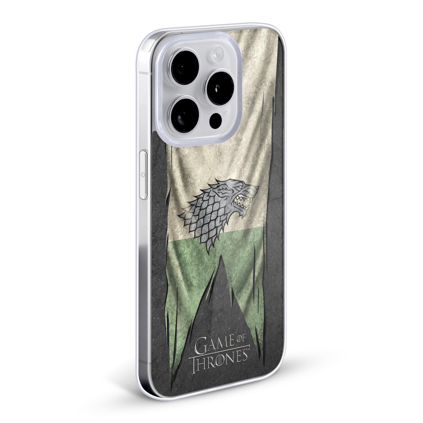 Head Case Designs Licenza Ufficiale HBO Game of Thrones Stark Bandiere Sigilli Custodia in Gel [Protezione di Grado Militare] Compatibile con Apple iPhone 12 / iPhone 12 PRO E Compatibile con MagSafe
