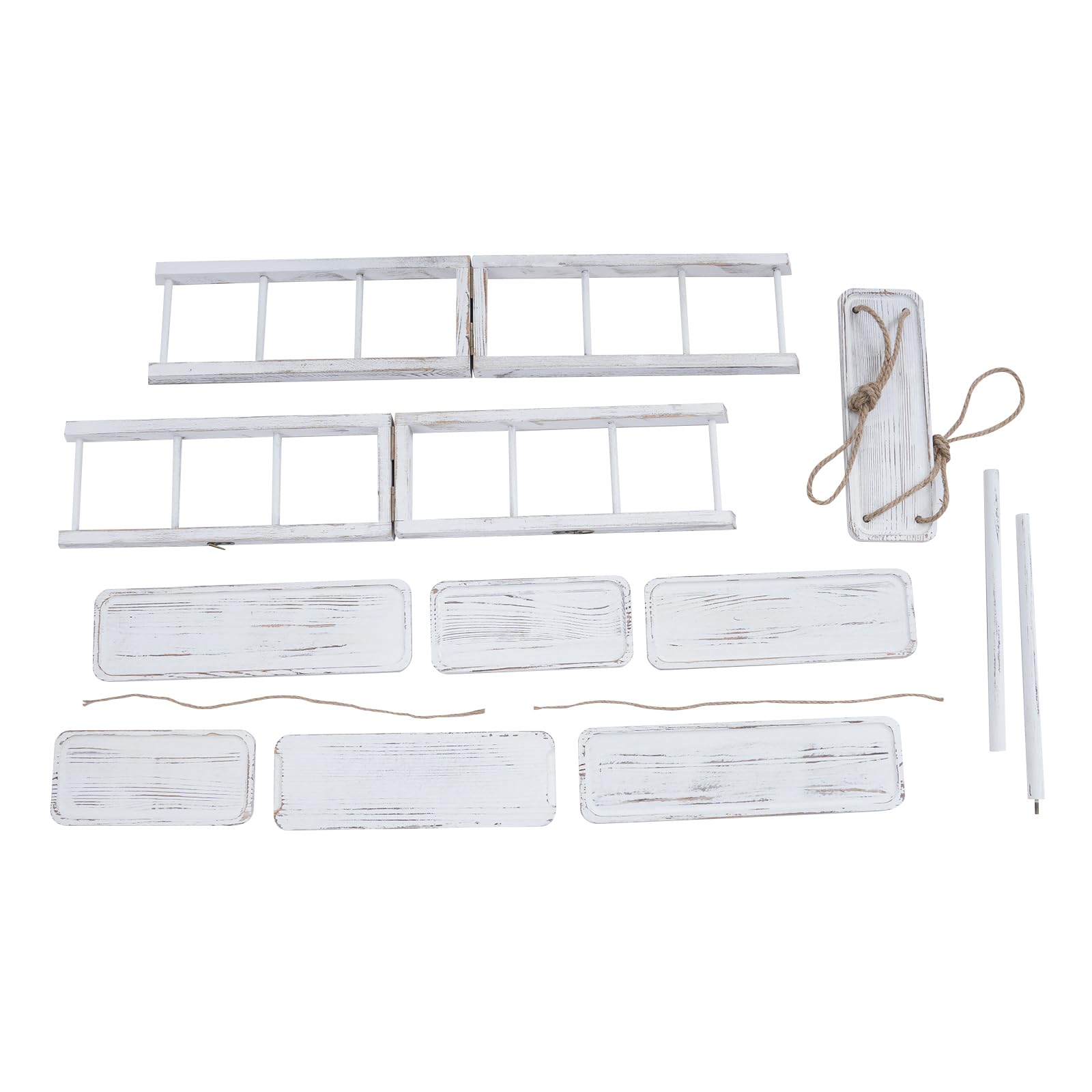 Cupcake-Ständer aus Holz mit 3 Etagen 72x43cm Serviergestell mit Schaukel Abnehmbares Tablett Tisch-Display-Set Faltbarer Ständer mit Servierplatte Desserttisch-Präsentationsset