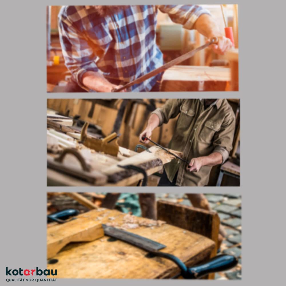 KOTARBAU® Zugmesser 480 mm Geschmiedet Ziehmesser für Holz Holzbearbeitung Stahl