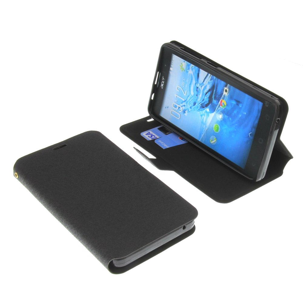 foto-kontor Cover for Acer Liquid Z520 book-style black case
