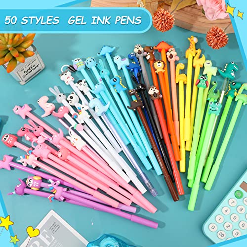 Bolígrafos de tinta gel con diseño de animales Handepo 100 pcs miniatura 4