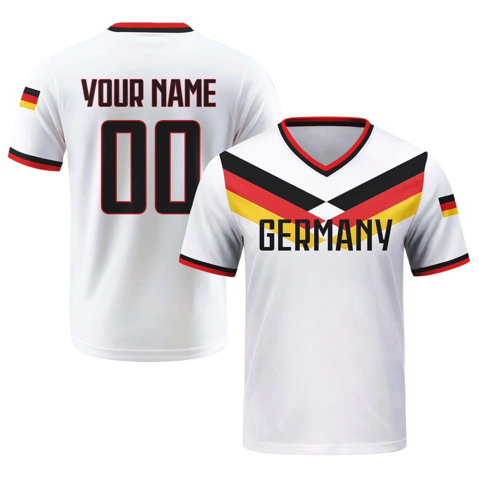 Custom 2026 National Soccer Jersey for Men Personalised Football Team Uniforms Jerseys Shirts Women Unisex A07 Germany Jerseys — image 1
