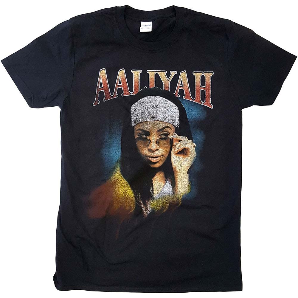 ✮M　Tシャツ　アリーヤ　歌手　音楽　R&B　ヒップホップ　アート　プリント✮ AALIYAH|アリーヤプリントTシャツ|HARDOFFオフモール（オフモ