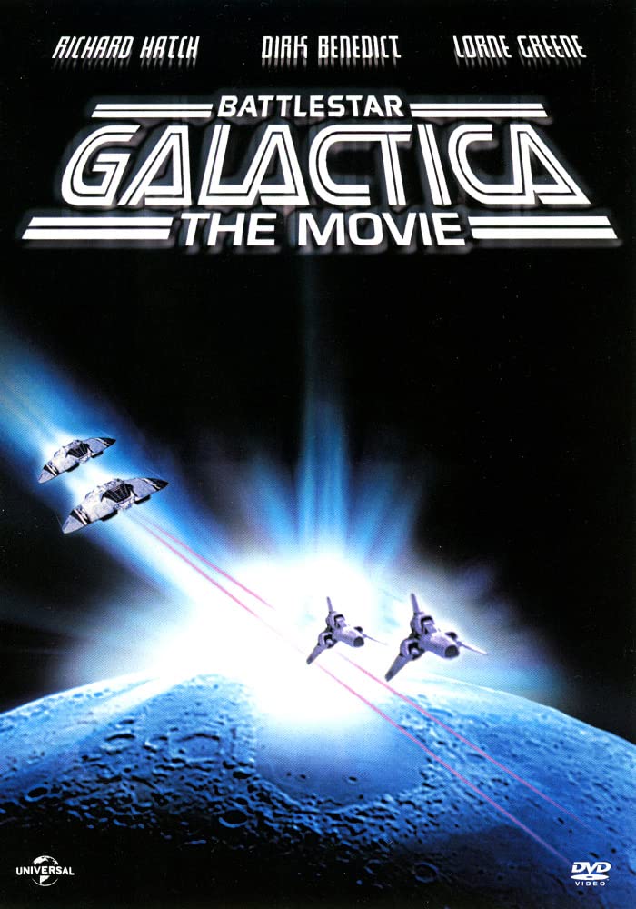 Battlestar Galactica película de 1978 en DVD para recuperar el metraje clásico sin censura