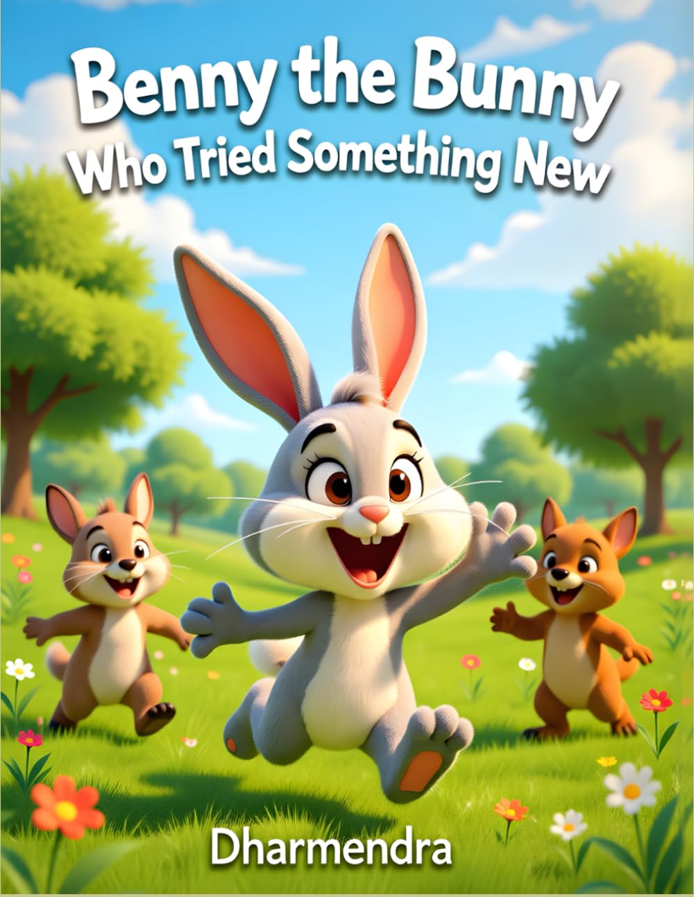 Benny the Bunny Who Tried Something New: An Encouraging Animal Picture Book About Curiosity, Courage, and Stepping Outside Your Comfort Zone for Children Ages 4–8 (Gentle Jungle Stories)