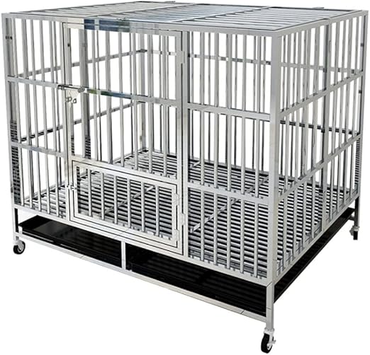 Amazon Co Jp 犬小屋 犬用ケージ あらゆる種類のペットの犬と猫に適したステンレス製の犬用ケージ 大型犬と犬用ケージ Size 125 95 100cm ペット用品 Amazon Co Jp 犬小屋 犬用ケージ あらゆる種類のペットの犬と猫に適したステンレス製の犬用ケージ 大型犬と犬用ケージ Size 125 95 100cm ペット用品
