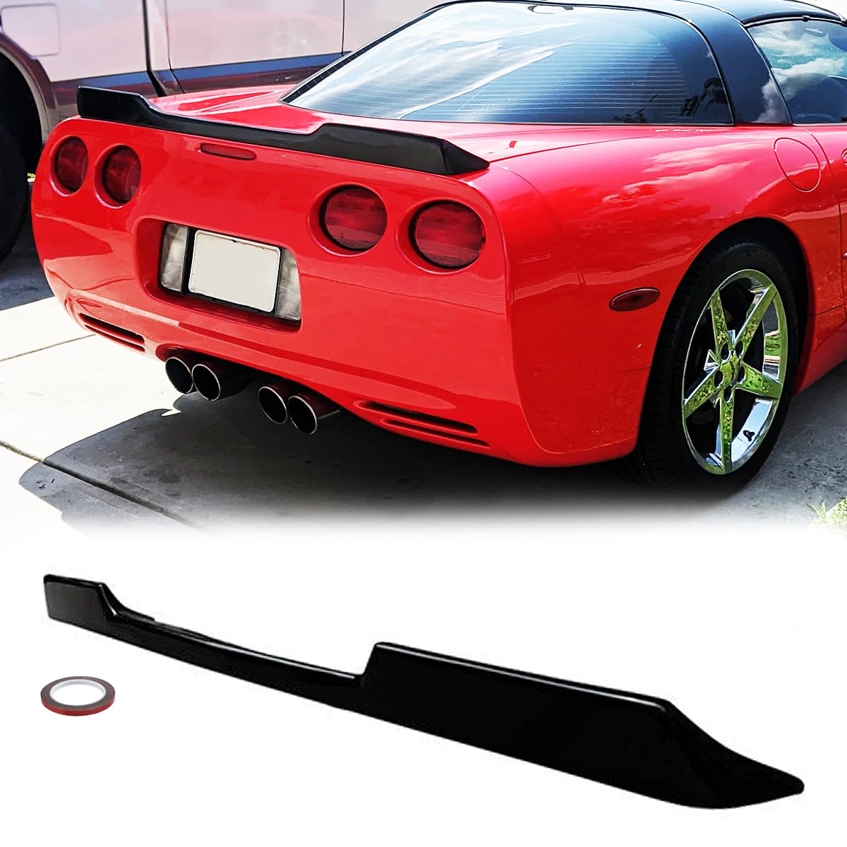 Amazon | Arkdeffon リアトランクスポイラー ウィング リアスポイラー