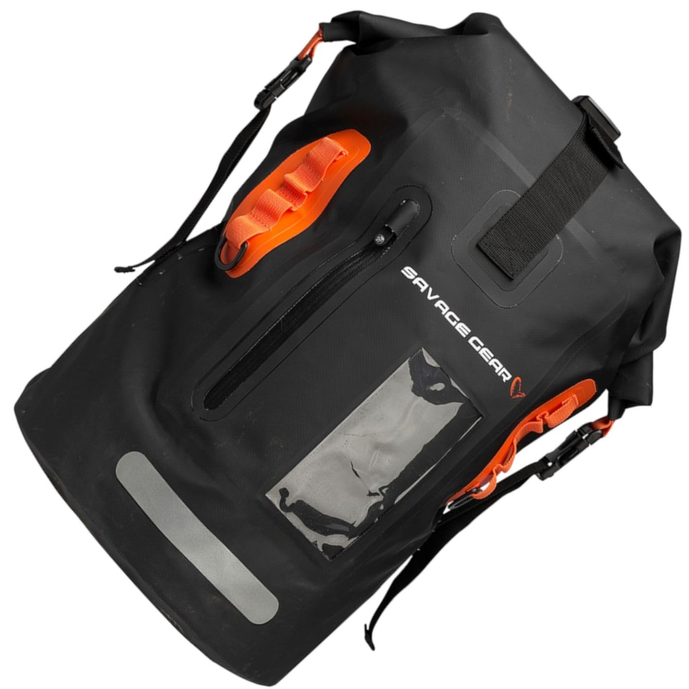 Savage Gear WP Rollup Rucksack - wodoodporny plecak wędkarski z rolowanym zamknięciem, wędrówek, kempingu, przygód na świeżym powietrzu, wodoodporny do przechowywania sprzętu 40L