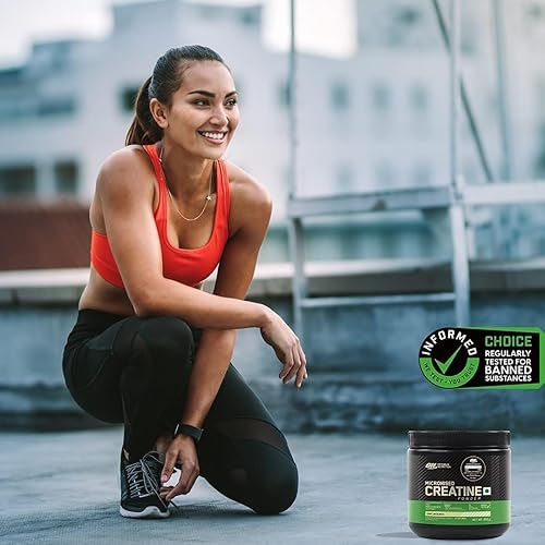 Miniatura 4 de CART (ON Micronized Creatine Powder - 8.82 oz, 83 porciones, sin sabor, 0.11 onzas de monohidrato de creatina 100% por porción, apoya el rendimiento