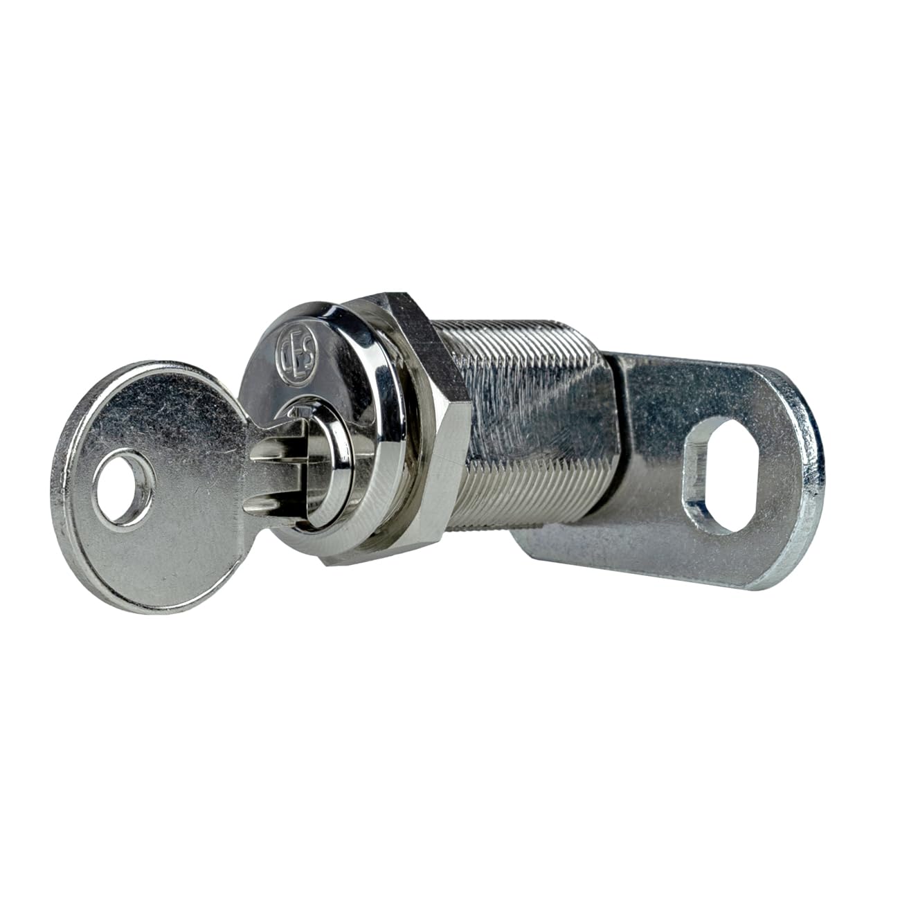 CES Hebelzylinder Hebelschloss 5225/42 | Lochmaß: 19x15,75mm | Schließwege B,C,E,H | Möbelschloss Briefkastenschloss Spindschloss | Durchmesser: 22 mm | 1 Abzug | 2 Schlüssel | verschiedenschließend