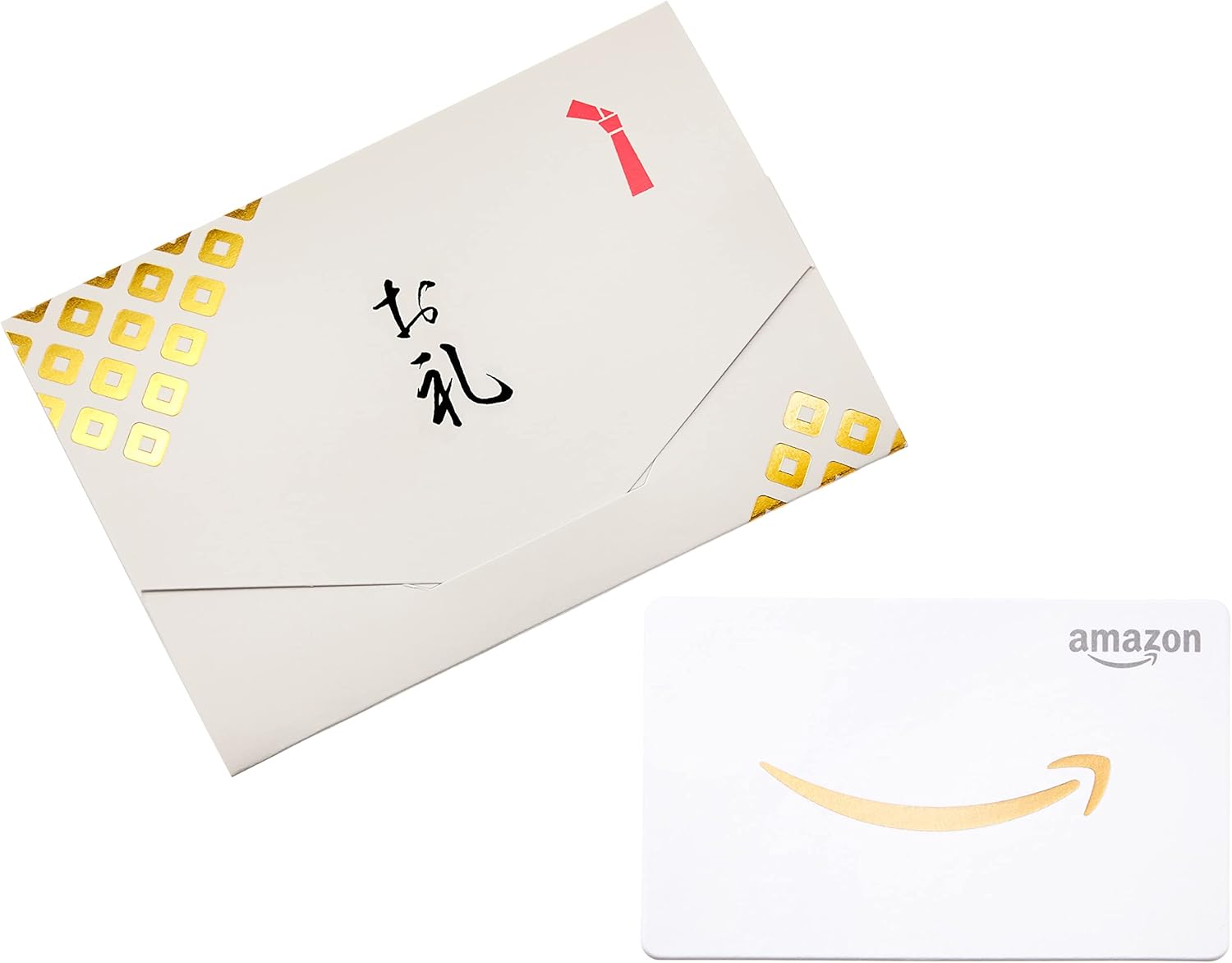 Amazon.co.jp Amazonギフトカード 封筒タイプ 金額指定可(ミニサイズ・鹿の子(お礼)) ギフトカード