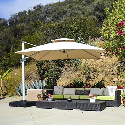 Purple Leaf 10ft Patio Umbrella - Image 5