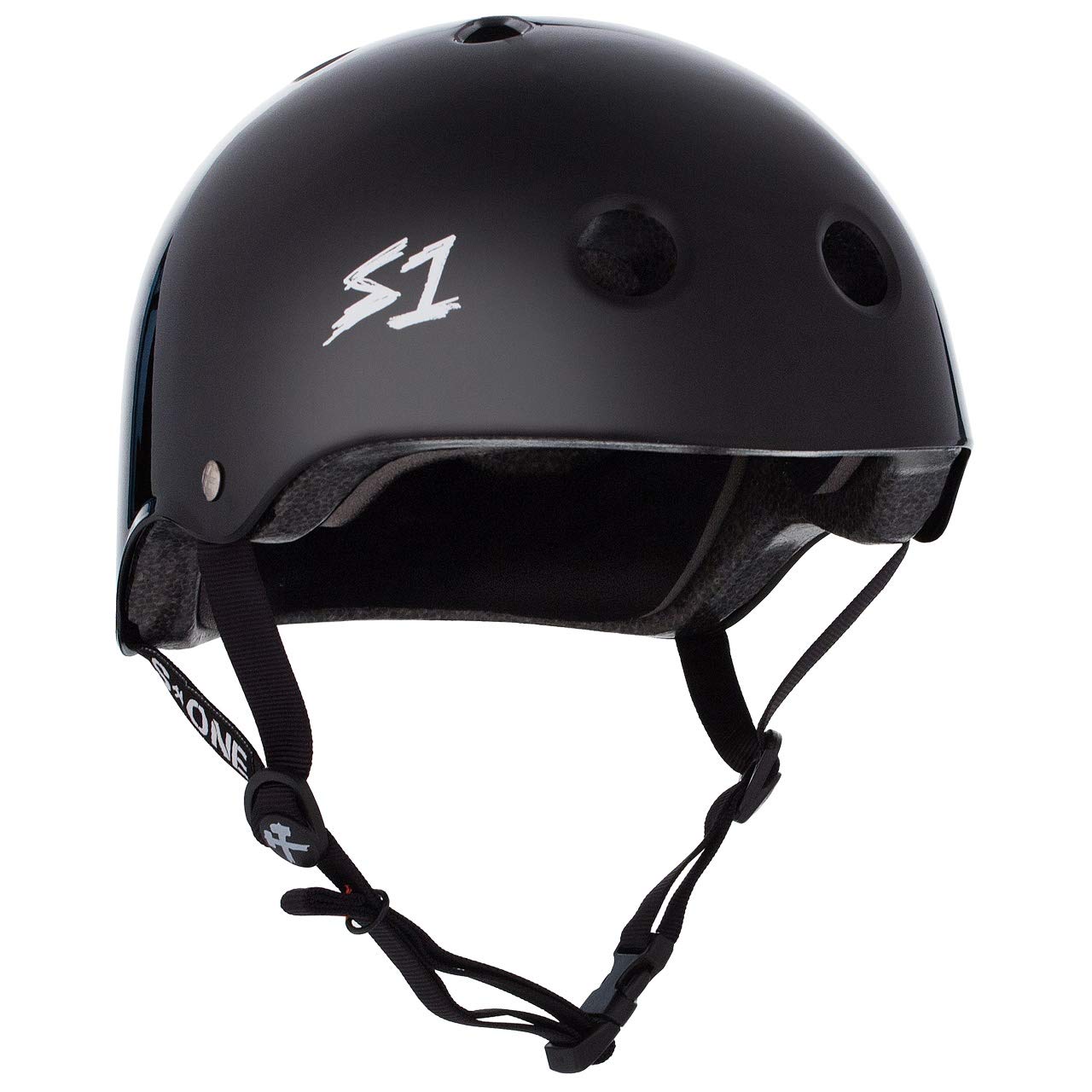 S1 Lifer Casque Noir brillant