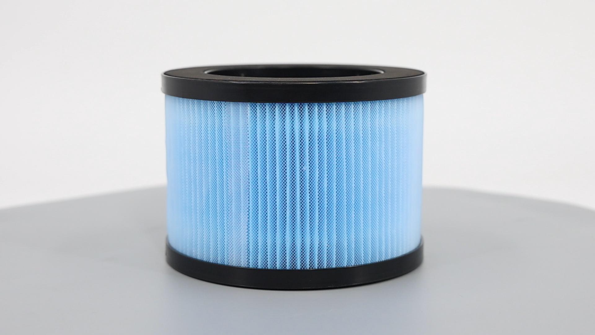 Image of 2 Pack MK01 MK06 Air Filter Replacement Compatible with Aroeve MK01 MK06, ToLife TZ-K1 and Kloudi DH-JH01 Air Purifier, Standard Version, Blue
