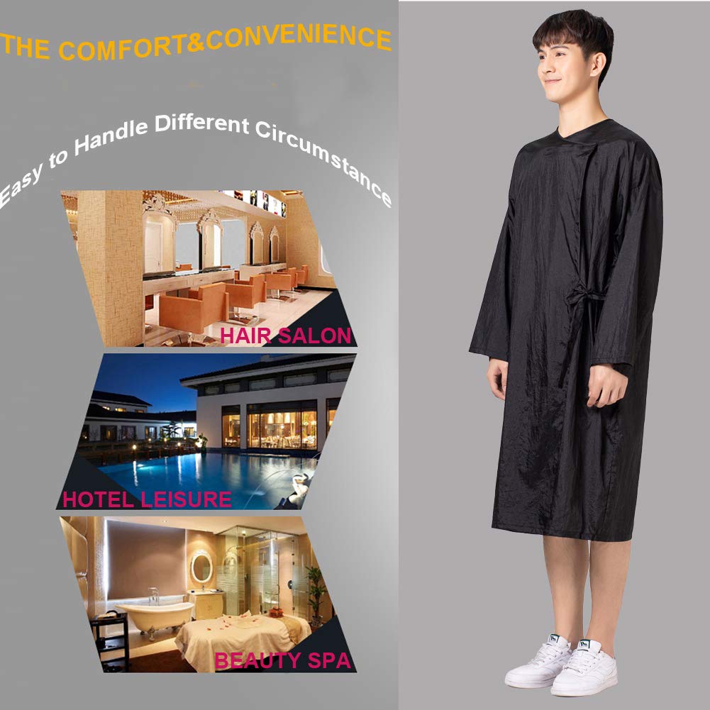 Beautifulovecolorfulife Salon Client Gown Robe Crepe Large Smock