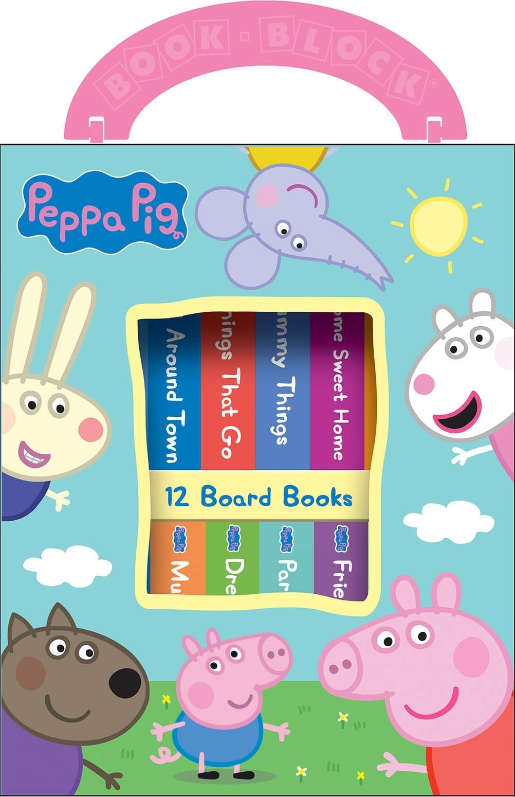 Peppa Pig - My First Library Board Book Block 12-Book Set - PI Kids
