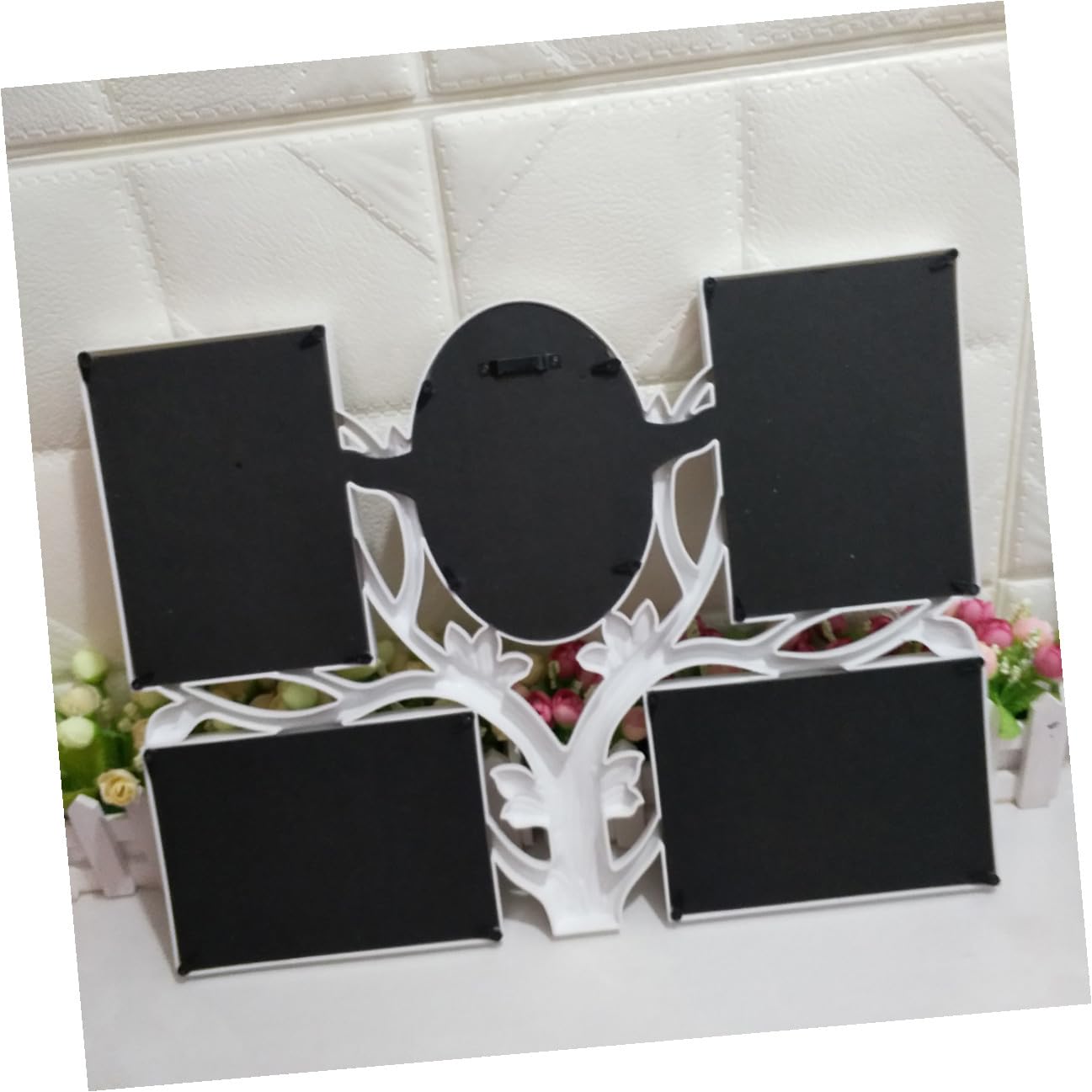 SOLUSTRE Cornice per Organizzazione e Protezione Forma di Bianca in Pvc Decorazione per Compleanni e Anniversari
