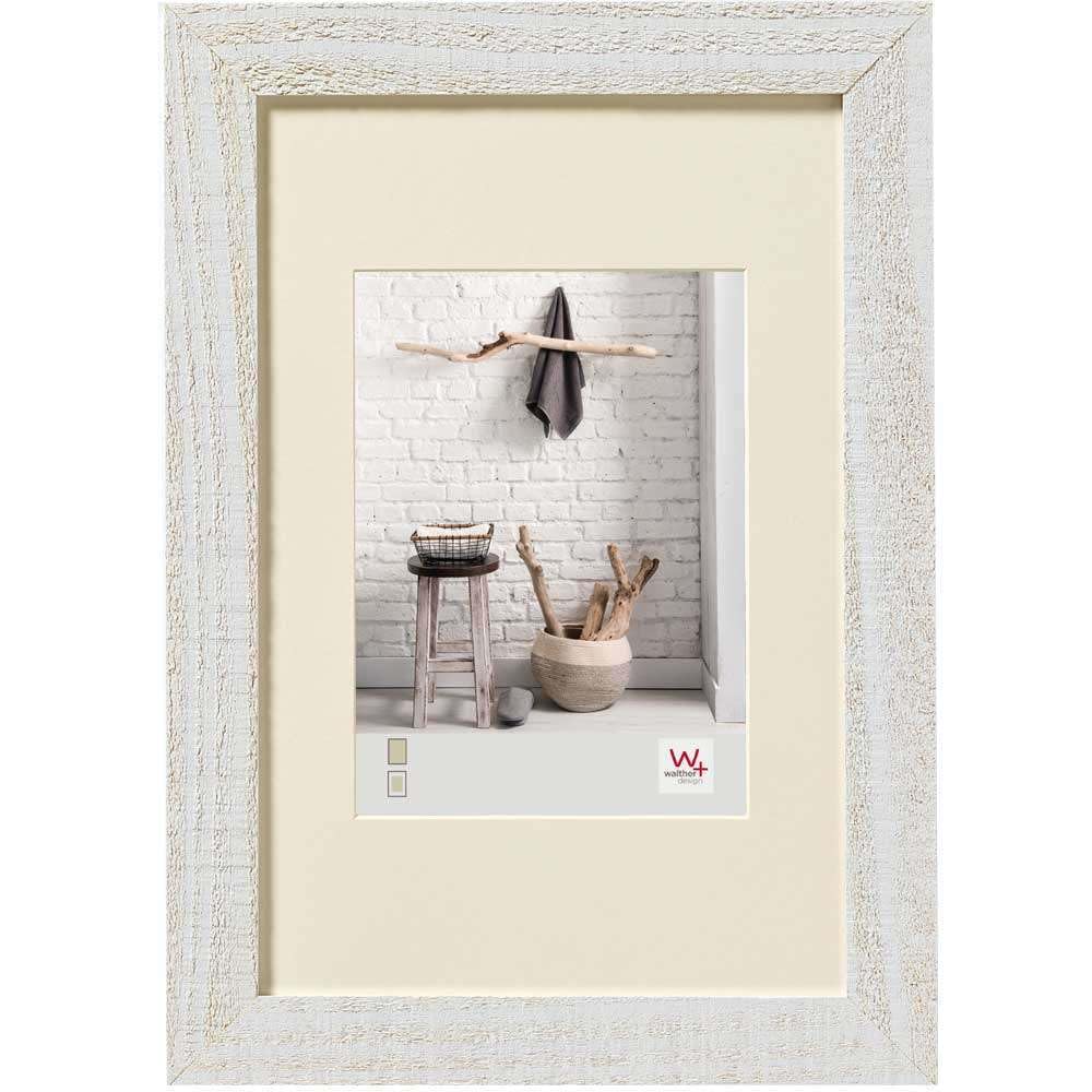 Walther Design HO430V Home, Marco de madera, blanco polar, 24 x 30 cm