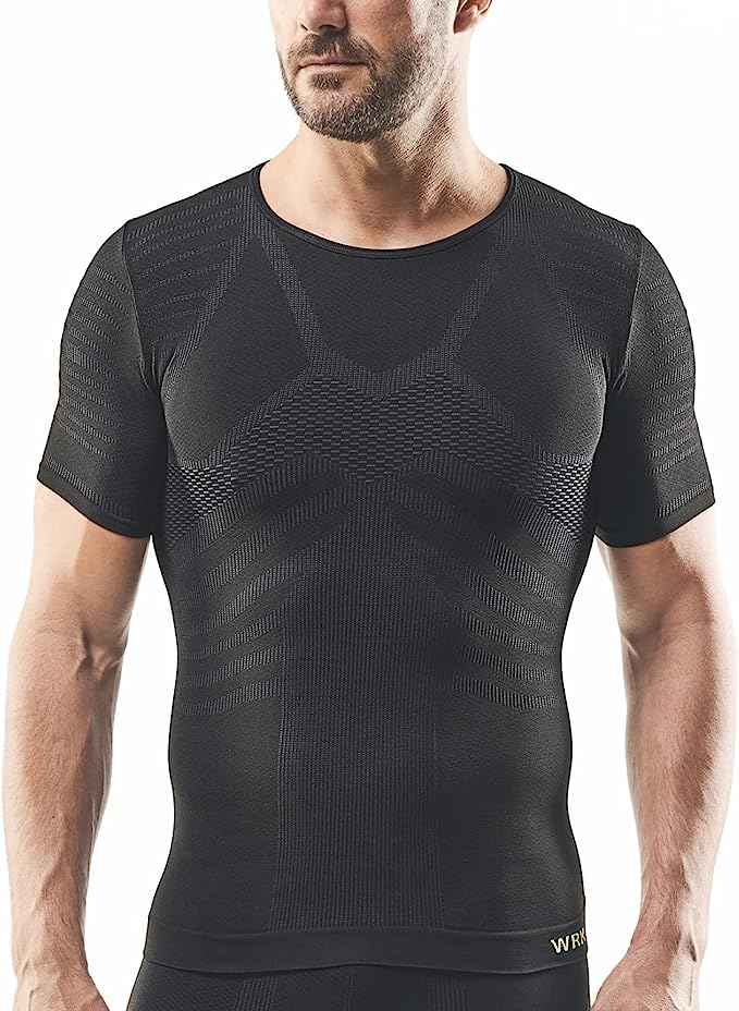 WRK 3 Pezzi T-Shirt Uomo Dryarn - Filato Innovativo ed Altamente Performante - Leggero, Isolante e Traspirante - per attività Blanda Che per Sforzi ad Alta Intensità