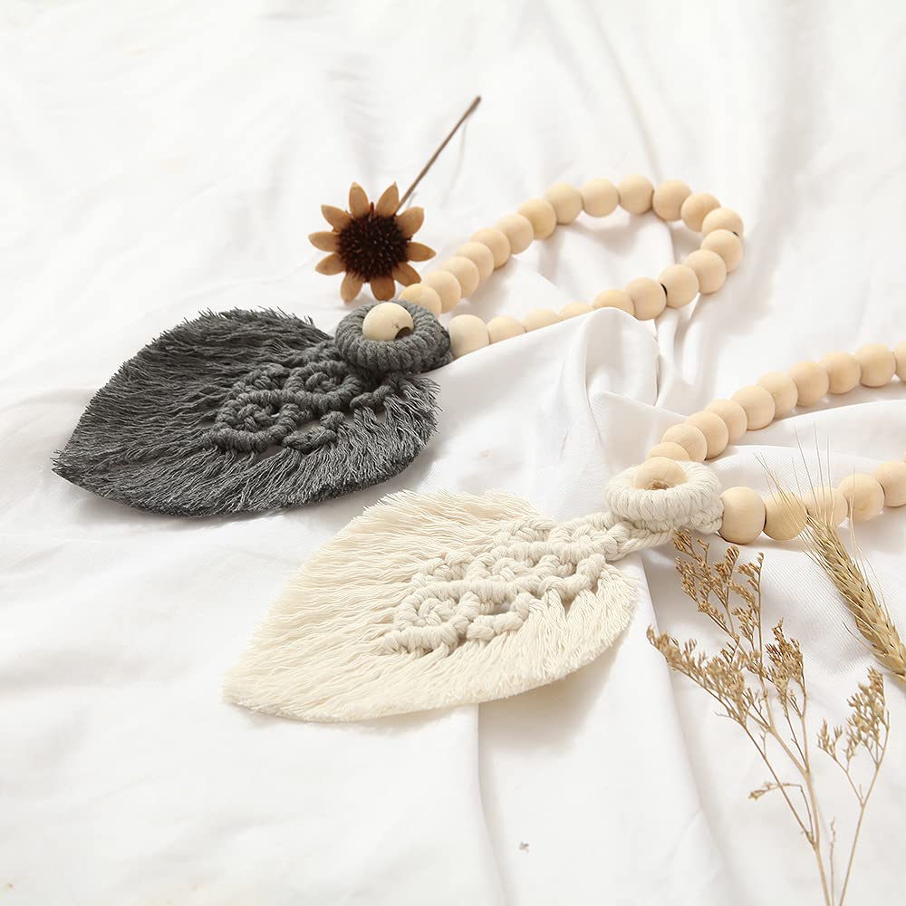 6 Embrasses Rideaux Bohème - Coton Et Lin, Pompons, Style Ferme Et Côtier - Pour Salon, Chambre, Bureau