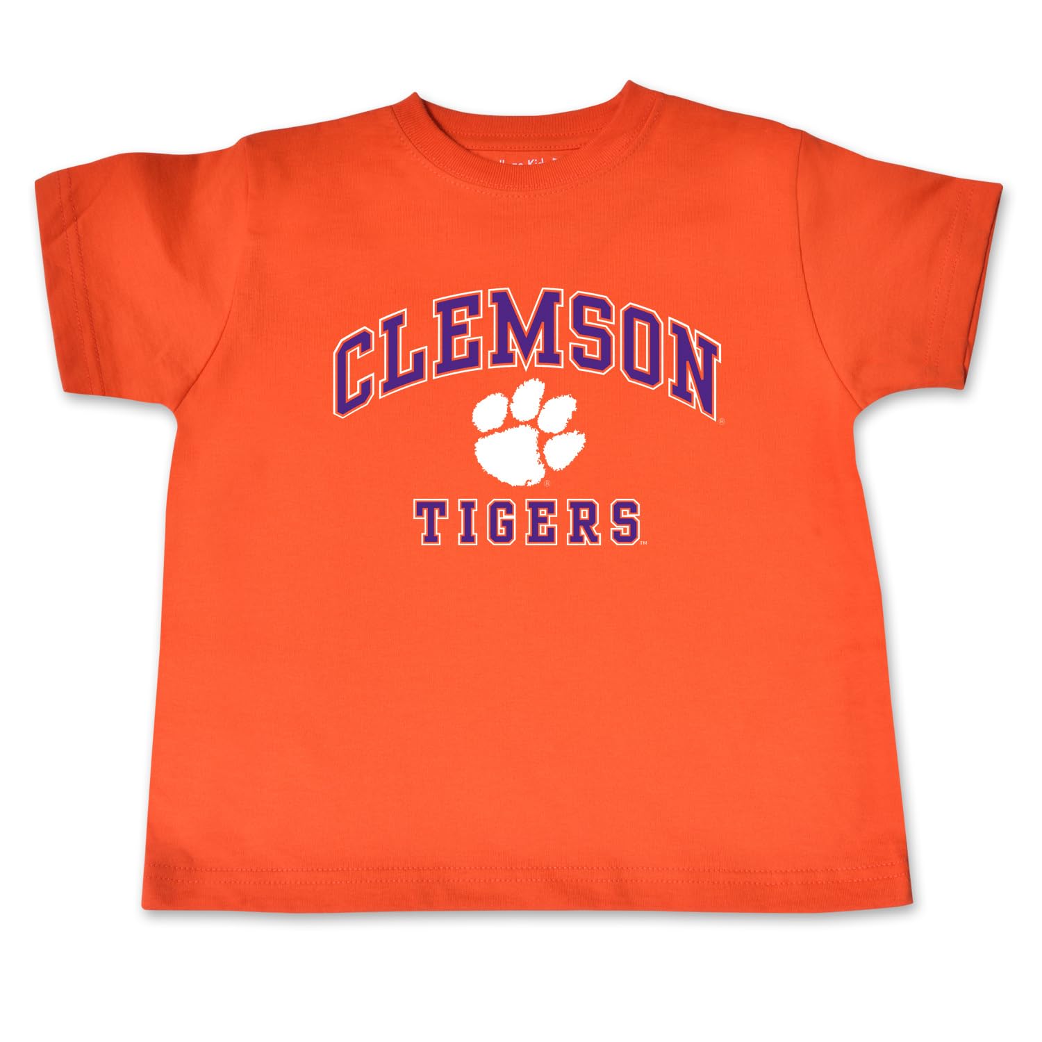 NCAA Clemson Tigers Toddler Short Sleeve Tee, 3 Toddler, Orange