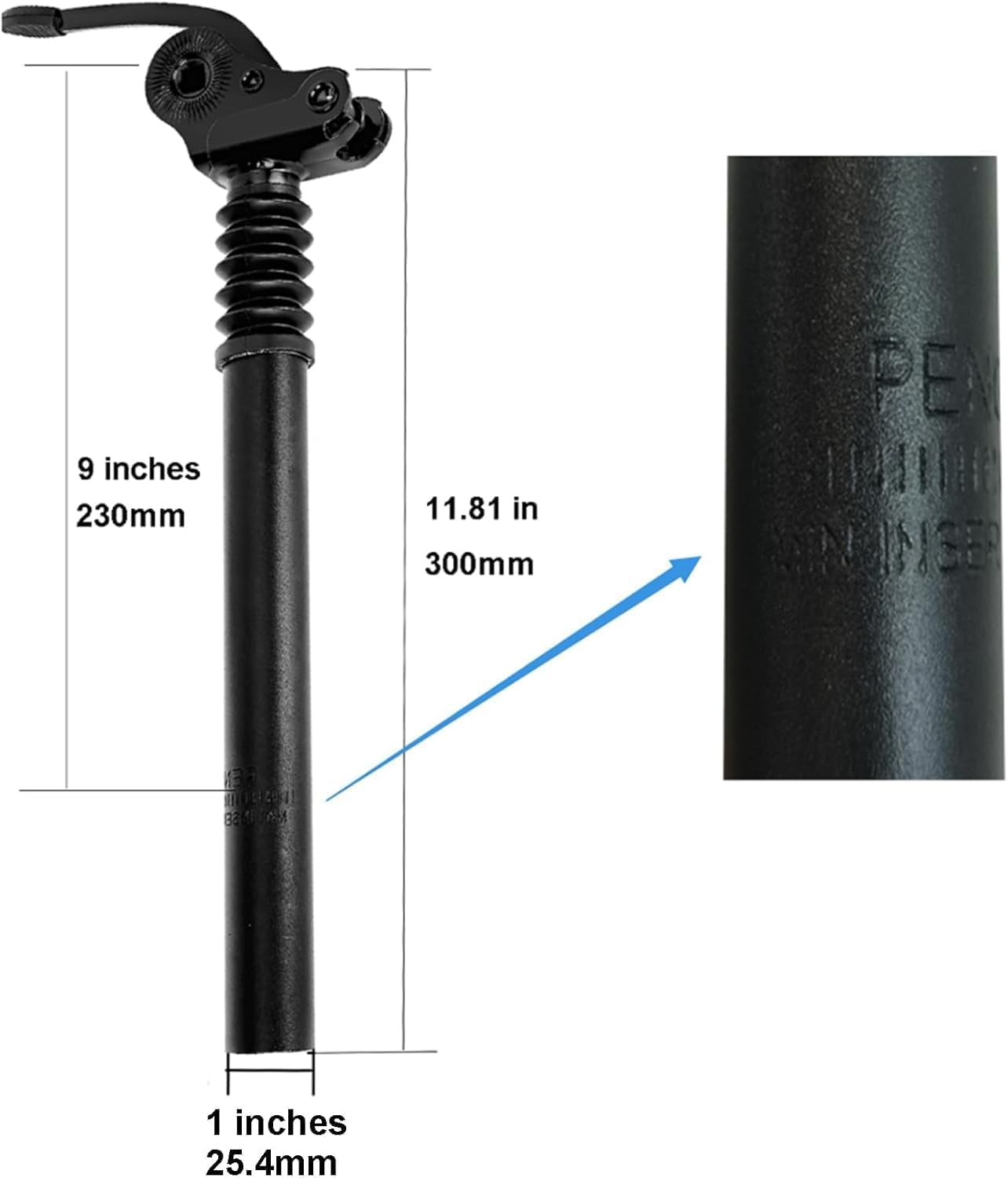 Tige de selle pliable à ressort, tige de selle de vélo électrique, tige de selle à ressort, tige de selle de vélo avec alliage d'aluminium pliable pour vélo électrique, vélo pliant, VTT