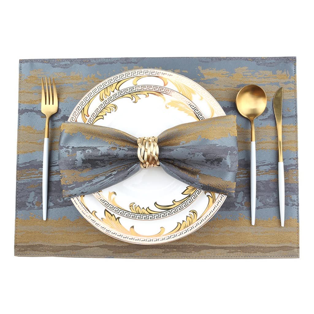 IANSHFKN 6 Pcs Placemat Fabrictable Place Mats Coasters Table Heat Insulation Placemats
