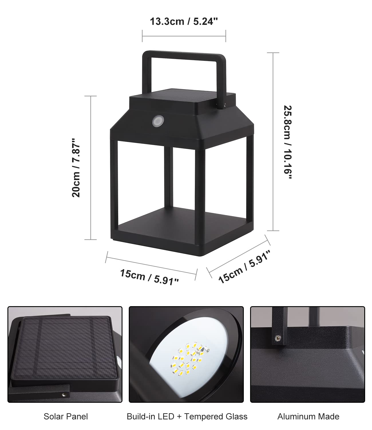 Solight Design SolarPuff LS - Lanterna Solare Pieghevole A LED, Ricaricabile, Impermeabile, 60/90 Lumen, Fino A 12 Ore Di Luce, Per Campeggio E Avventura