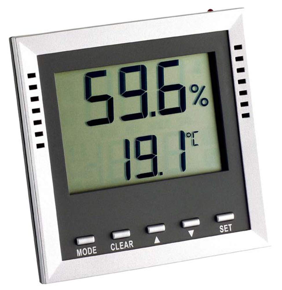 TFA Dostmann Klima Guard termo/higrómetro Plata 30.5010.54.K