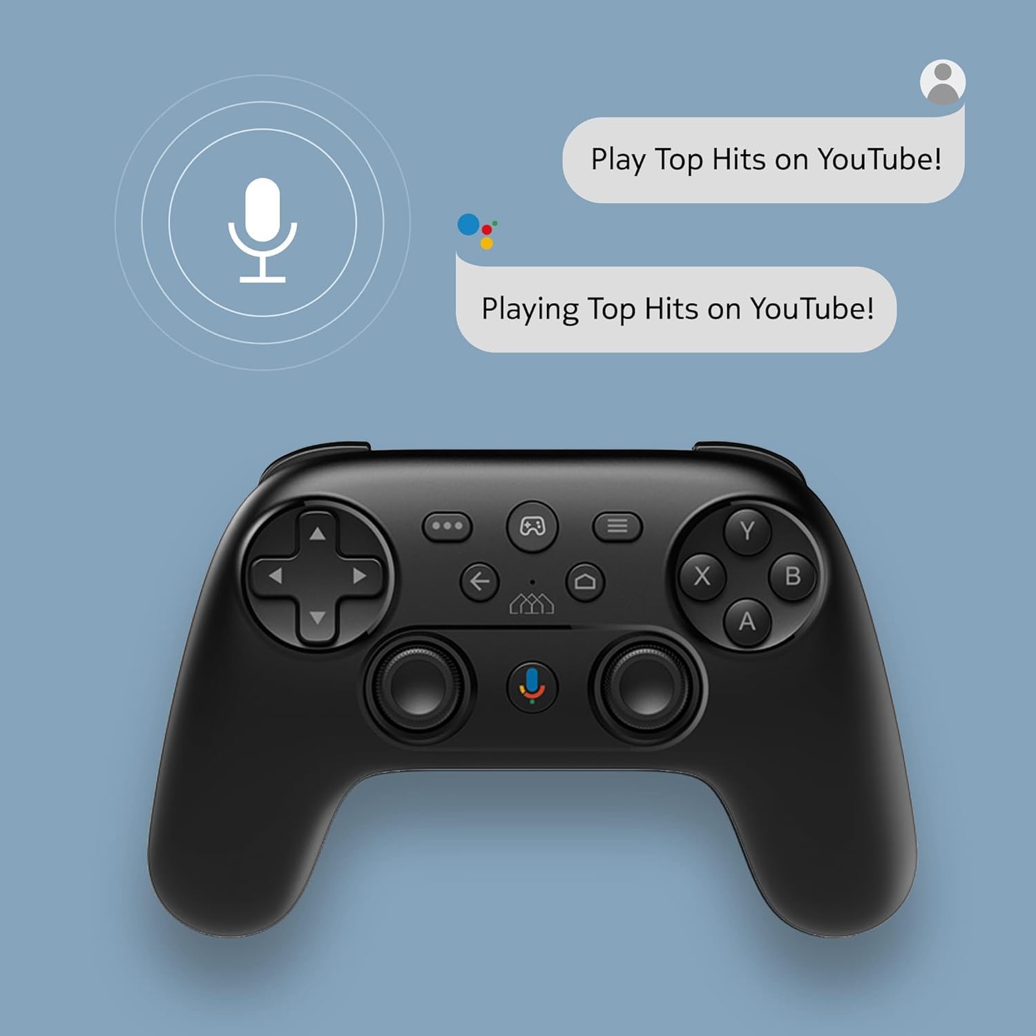 AB-COM Homatics Bezprzewodowy kontroler gier Gamepad Sześcioosiowy Żyroskop Zgodny z Systemem Android, Google Homatics, Telewizorami, Komputerami Stacjonarnymi, Telefonami Komórkowymi i Tabletami
