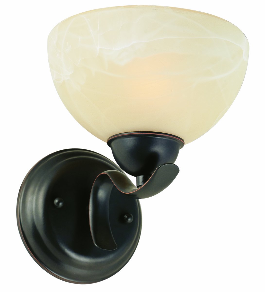 Design House 517441 Trevie 1 Light Wall Light, Oil Rubbed Bronze