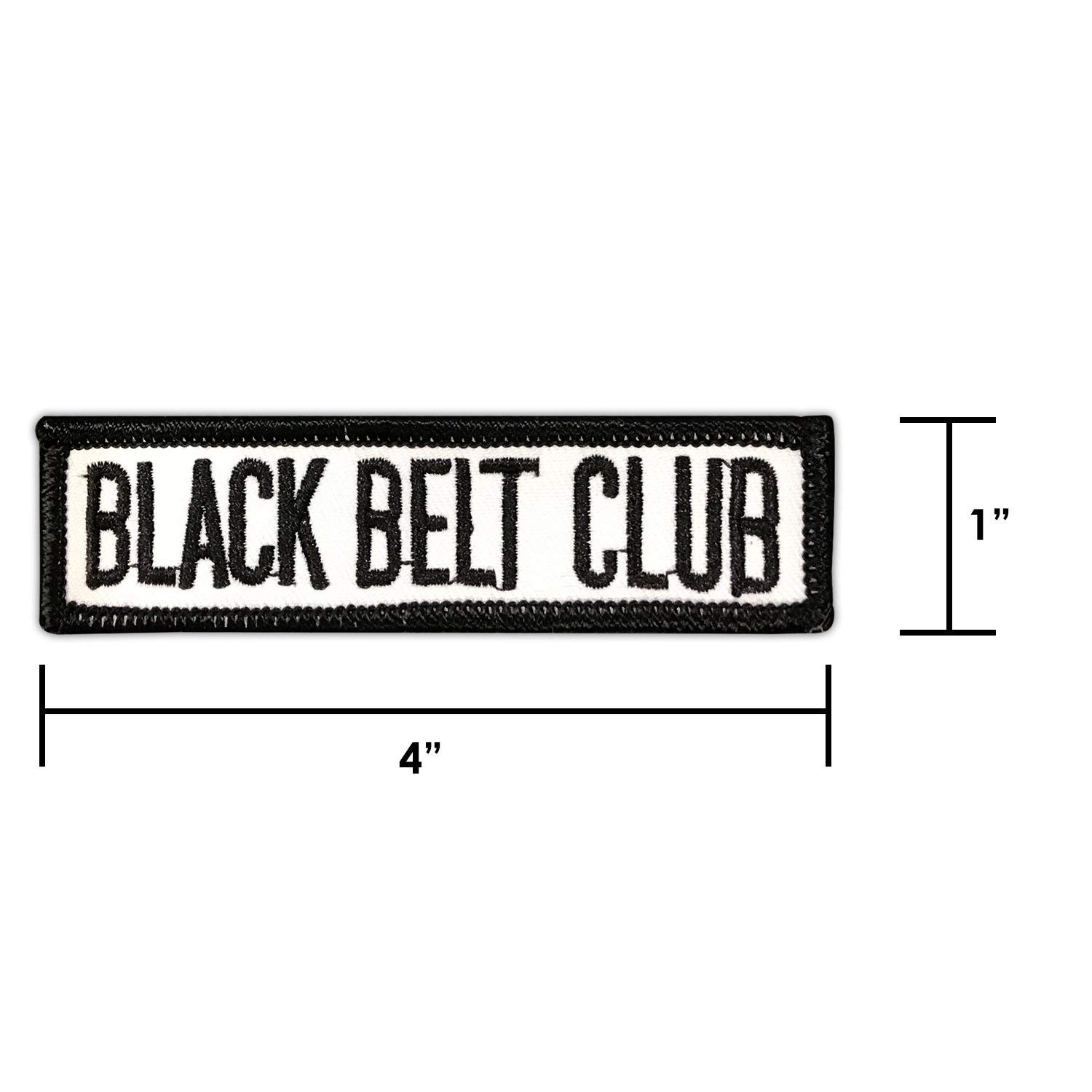 AAMA Black Belt Club Plain Martial Arts Taekwondo Karate Patch - 1 pc